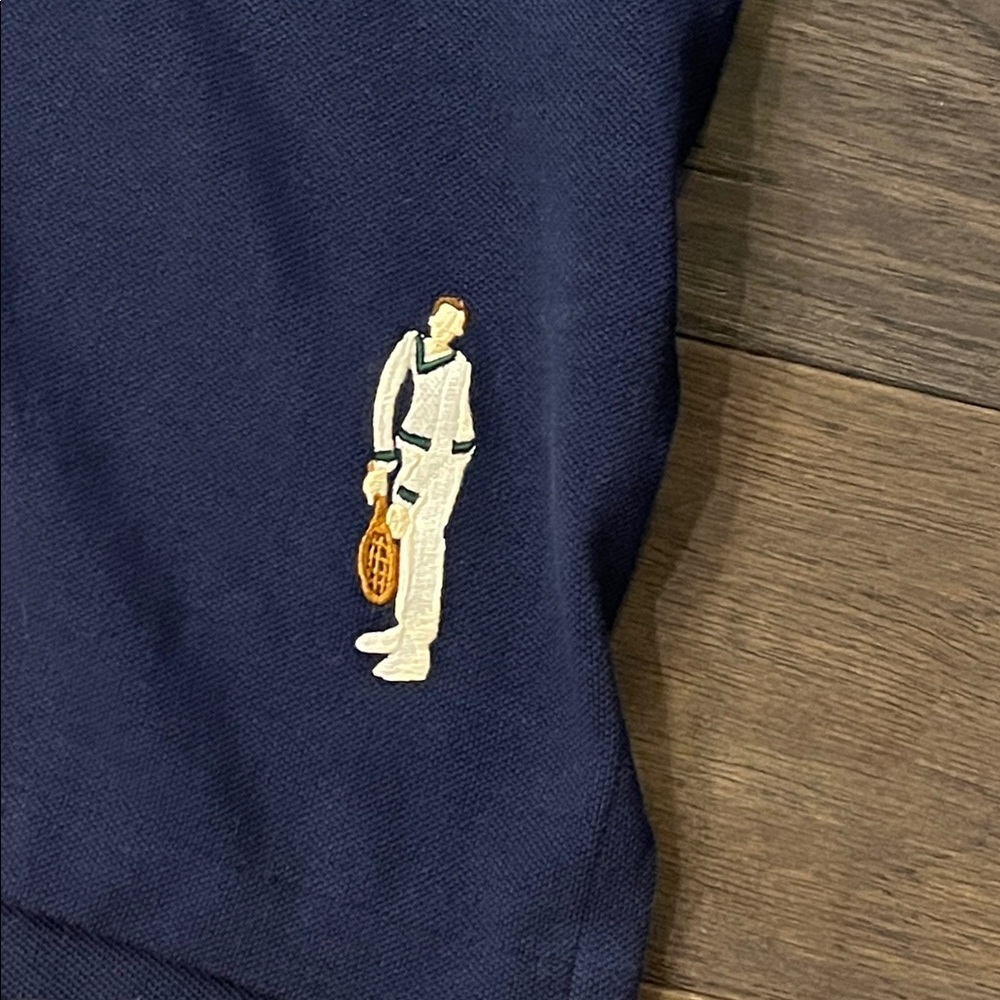 Polo Ralph Lauren Wimbledon Tennis Polo Shirt blue new Mens Size XXL - Picture 6 of 13